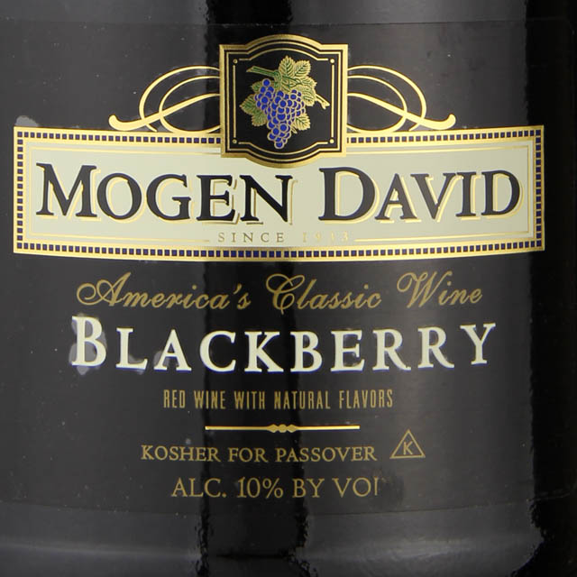 Mogen David Blackberry Wine / 3 Ltr