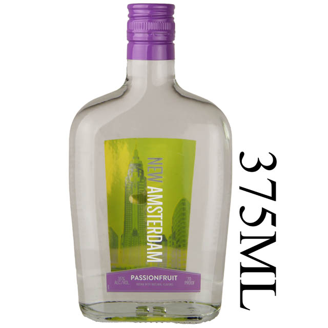 New Amsterdam Passion Fruit Flavored Vodka - (Half Bottle) / 375mL