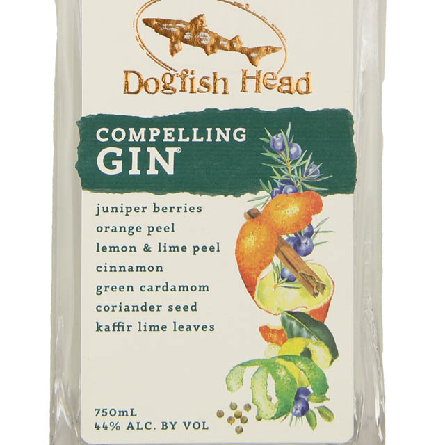 Dogfish Head Distilling Company Compelling Gin / 750mL