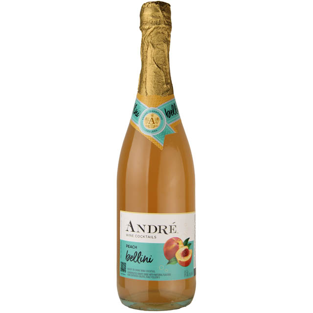Andre Peach Bellini Wine Cocktail / 750 ml