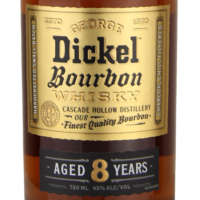 George Dickel 8 Year Small Batch Bourbon Whisky / 750mL