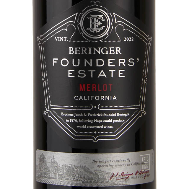 Beringer Founder's Estate Merlot / 750 ml