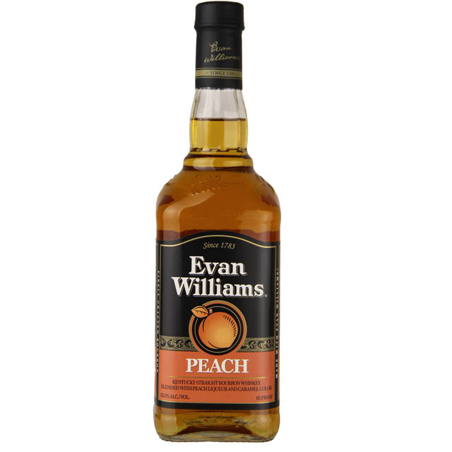 Evan Williams Peach Flavored Kentucky Liqueur / 750 ml