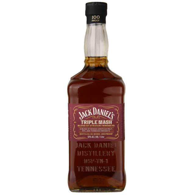 Jack Daniel's Triple Mash 100 Proof Blended Straight Whiskey / Ltr