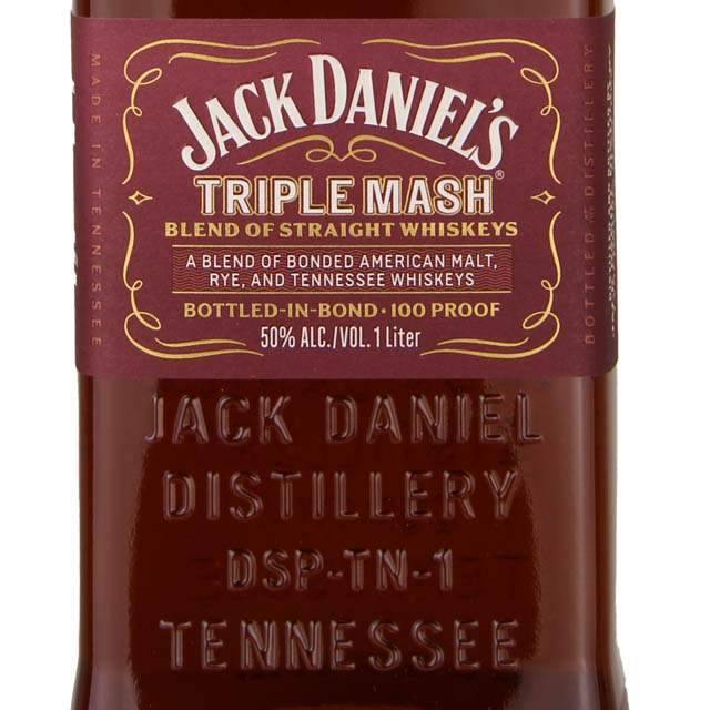 Jack Daniel's Triple Mash 100 Proof Blended Straight Whiskey / Ltr