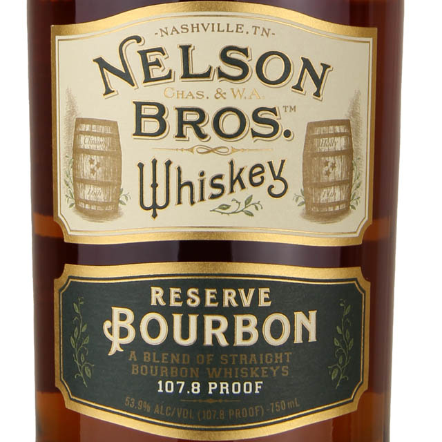 Nelson Bros Reserve Bourbon Whiskey / 750mL