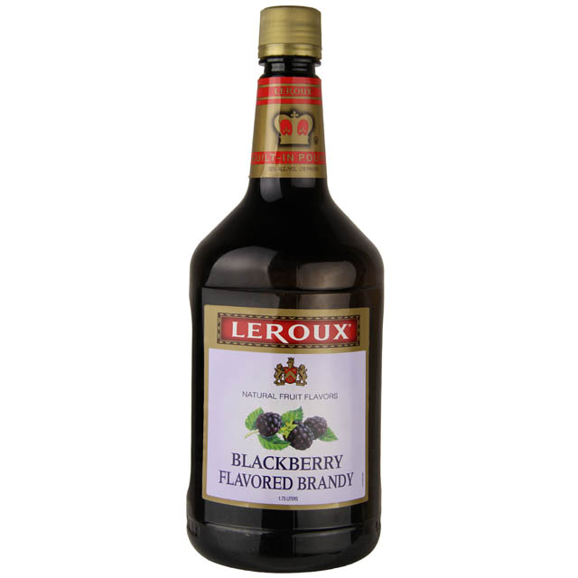 Leroux Blackberry Flavored Brandy / 1.75 Ltr