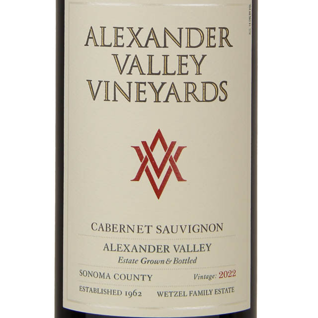 Alexander Valley Vineyards Cabernet Sauvignon / 750 ml