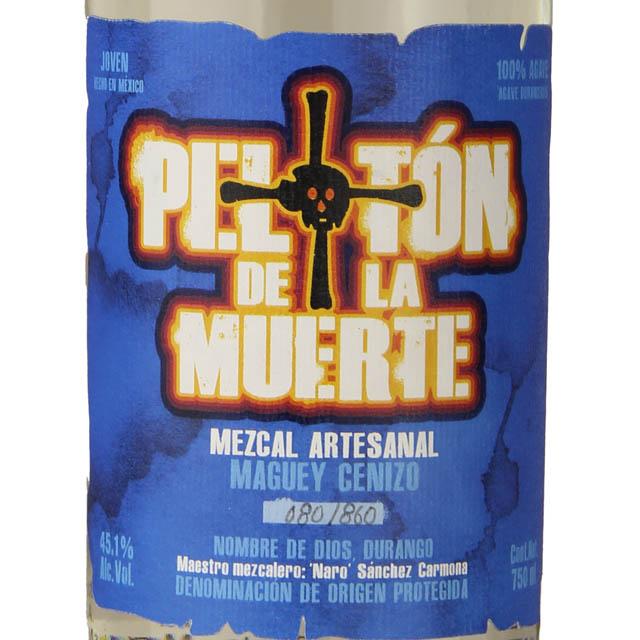 Peloton De La Muerte Mezcal Maguey Cenizo / 750mL