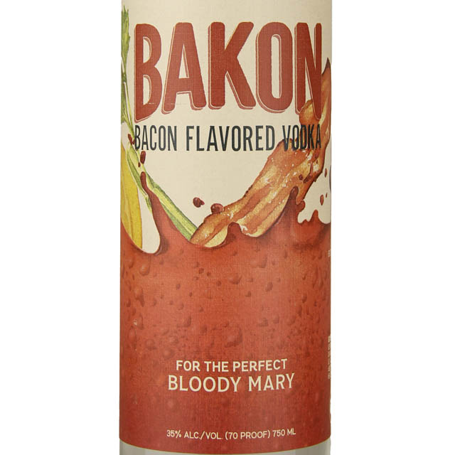 Bakon Bacon Flavored Vodka / 750 ml