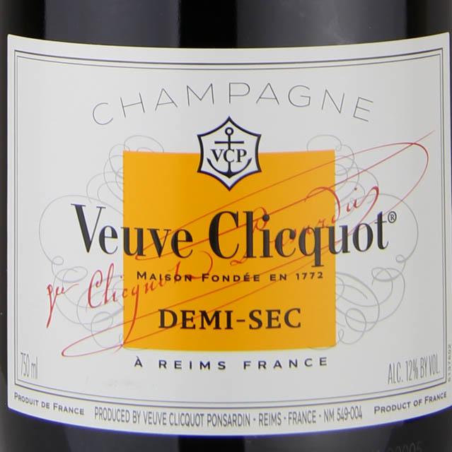 Veuve Clicquot Demi-Sec Champagne / 750 ml