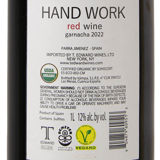 Hand Work Garnacha / L