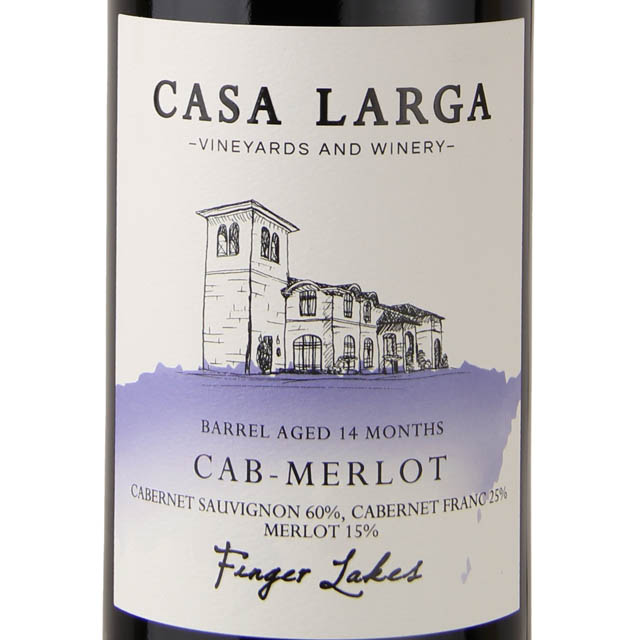 Casa Larga Vineyard Hill Cab-Merlot / 750 ml