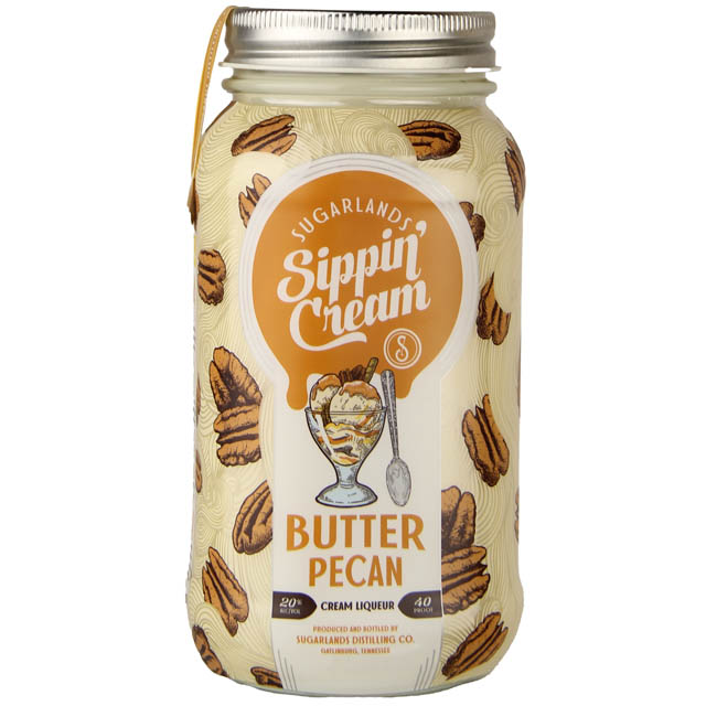 Sugarlands Sippin Cream Butter Pecan Cream Liqueur / 750mL