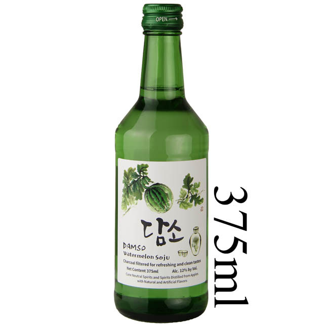 Damso Watermelon Soju - (Half Bottle) / 375mL