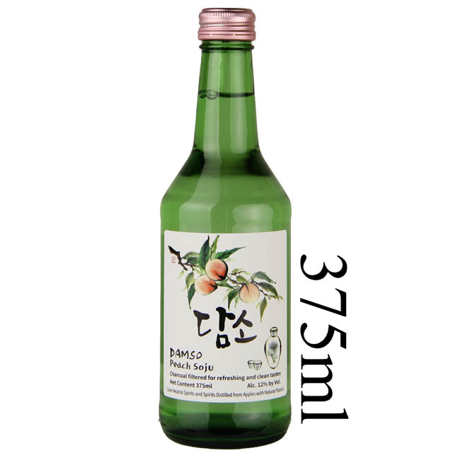 Damso Peach Soju - (Half Bottle) / 375mL