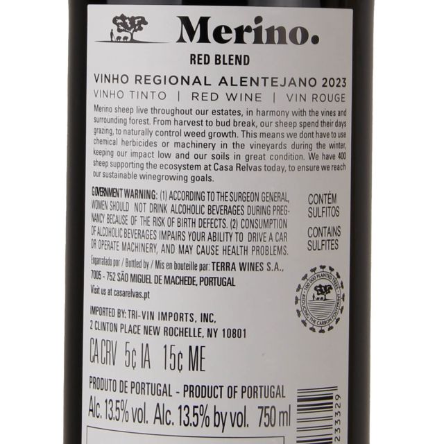 Merino Vinho Regional Alentejano Red / 750mL