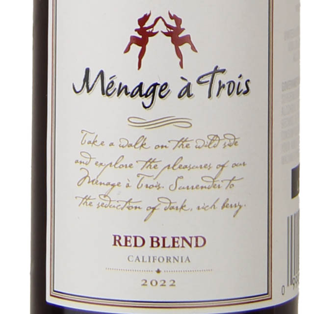 Menage a Trois Red / 187 ml