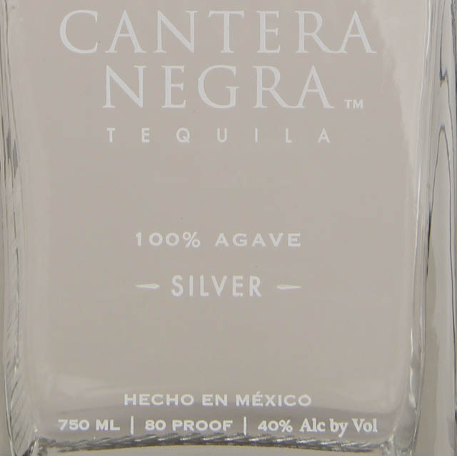 Cantera Negra Silver Tequila / 750mL