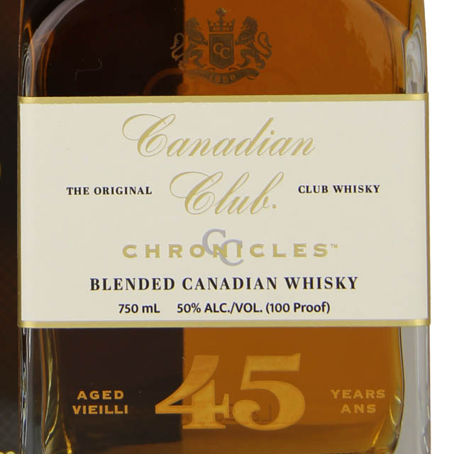 Canadian Club Chronicles 45 Yr Canadian Whisky / 750mL