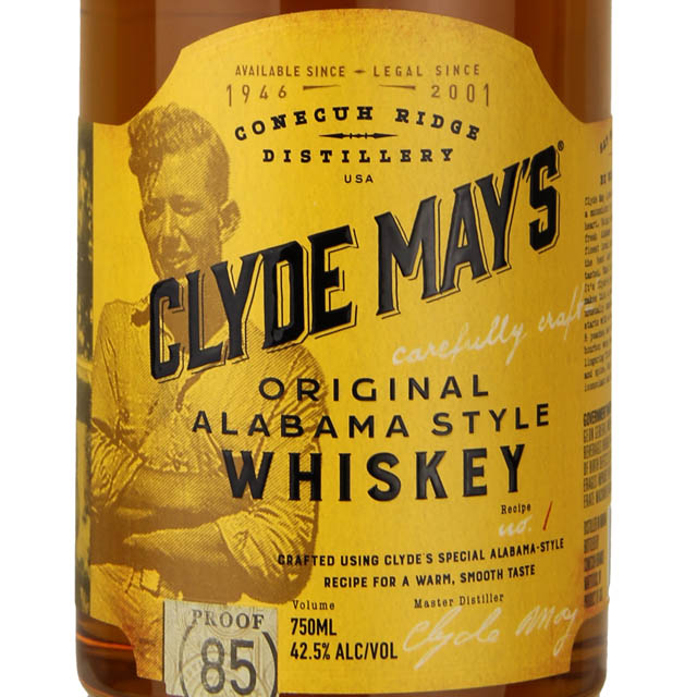 Clyde May's Conecuh Ridge Whiskey 85 proof / 750mL
