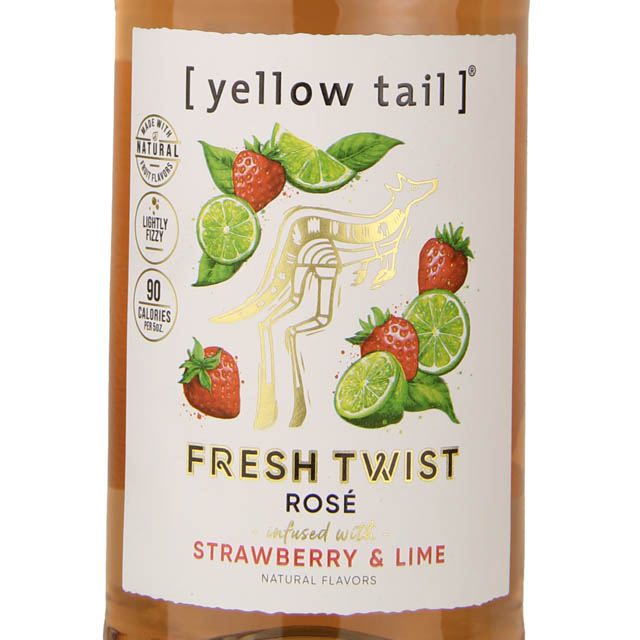 Yellow Tail Fresh Twist Strawbery & Lime Rose / 750 ml