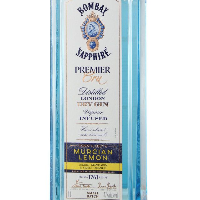 Bombay Sapphire Murcian Lemon Gin / Ltr