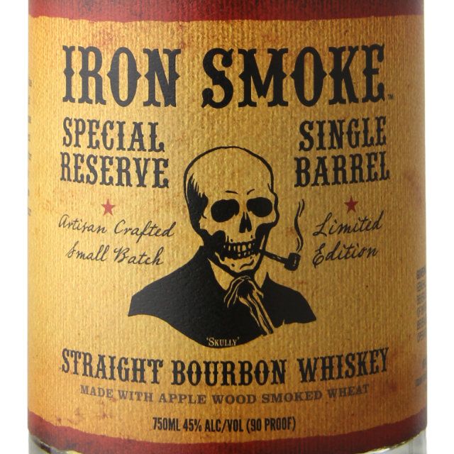 Iron Smoke Special Reserve Single Barrel Bourbon Whiskey / 750 ml