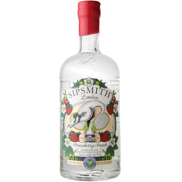 Sipsmith Strawberry Smash Gin / 750mL