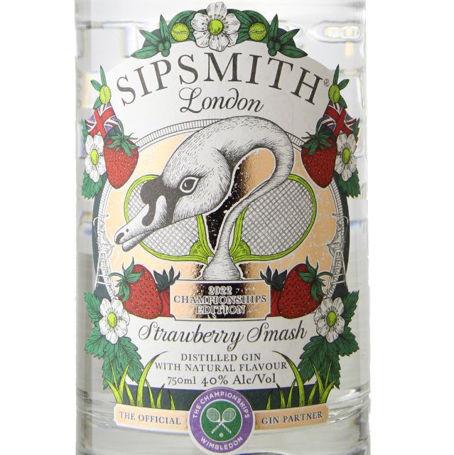 Sipsmith Strawberry Smash Gin / 750mL