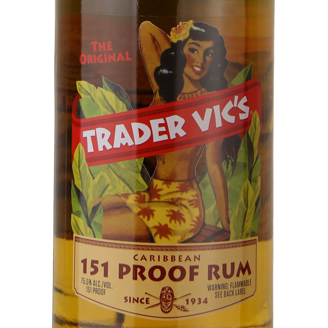 Trader Vic's 151 Proof Rum / Ltr