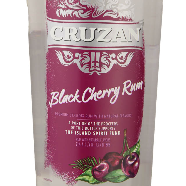 Cruzan Black Cherry Flavored Rum / 1.75 Ltr