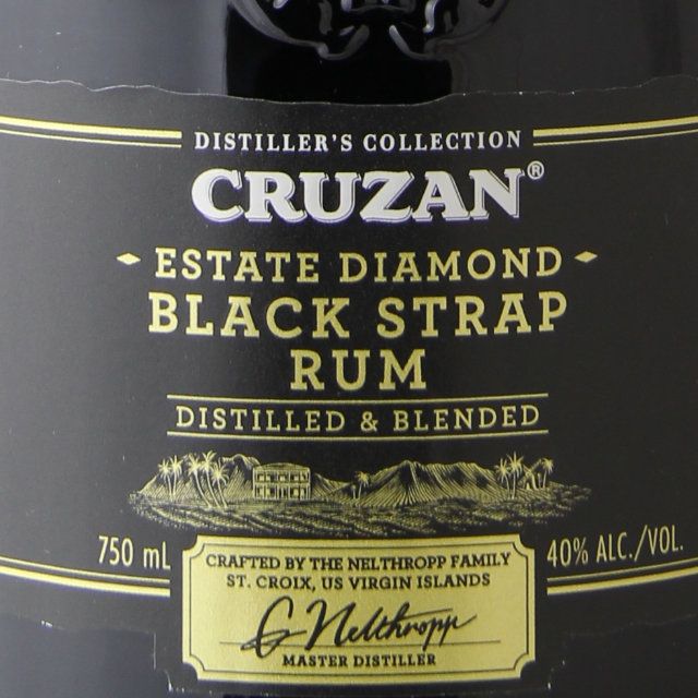 Cruzan Black Strap Rum / 750ml