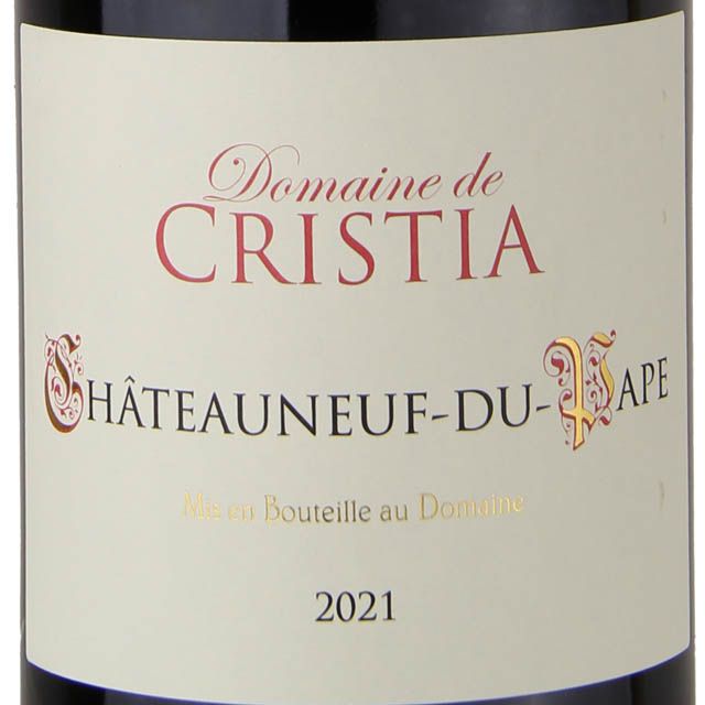 Domaine de Cristia Chateauneuf-du-Pape / 750mL