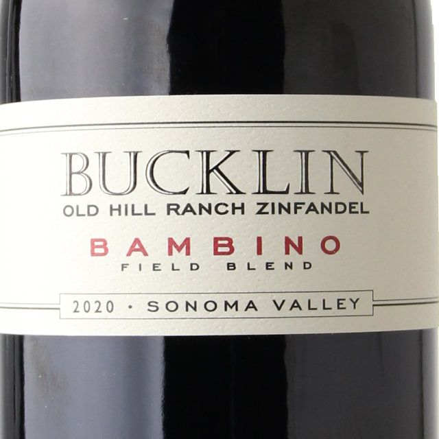 Bucklin Old Hill Ranch Bambino Zinfandel / 750mL