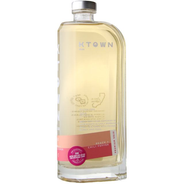 K Town Peach &amp; Chili Pepper Soju / 750mL
