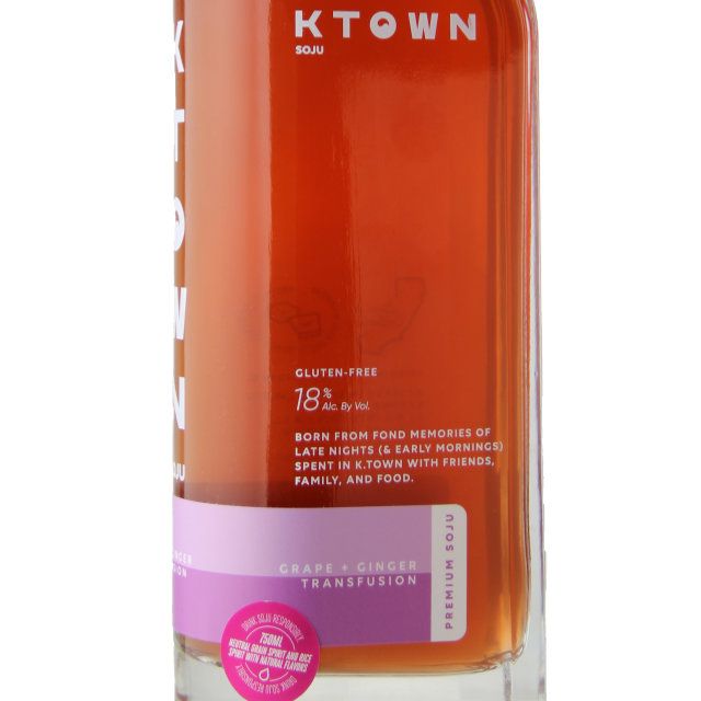 K Town Grape & Ginger Transfusion Soju / 750mL