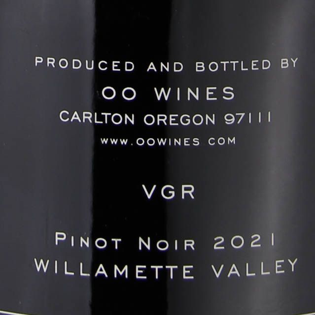 00 Wines VGR Pinot Noir / 750mL