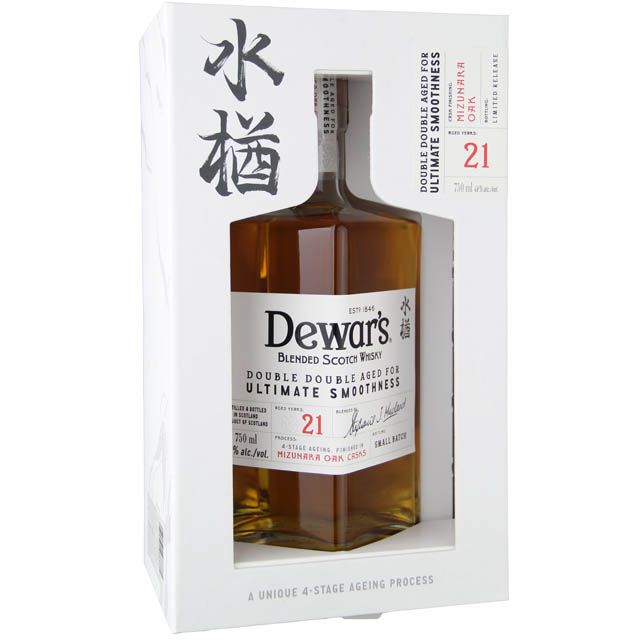 Dewar's Double Double Mizunara Oak Casks 21 Yr Scotch Whisky / 750 ml