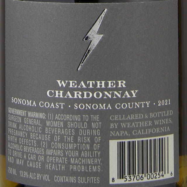 Weather Sonoma Coast Chardonnay / 750mL