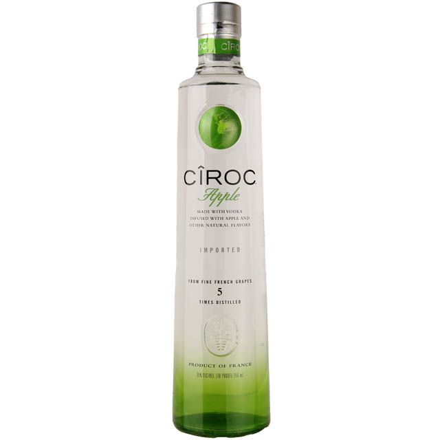 Ciroc Apple Flavored Vodka / 750mL