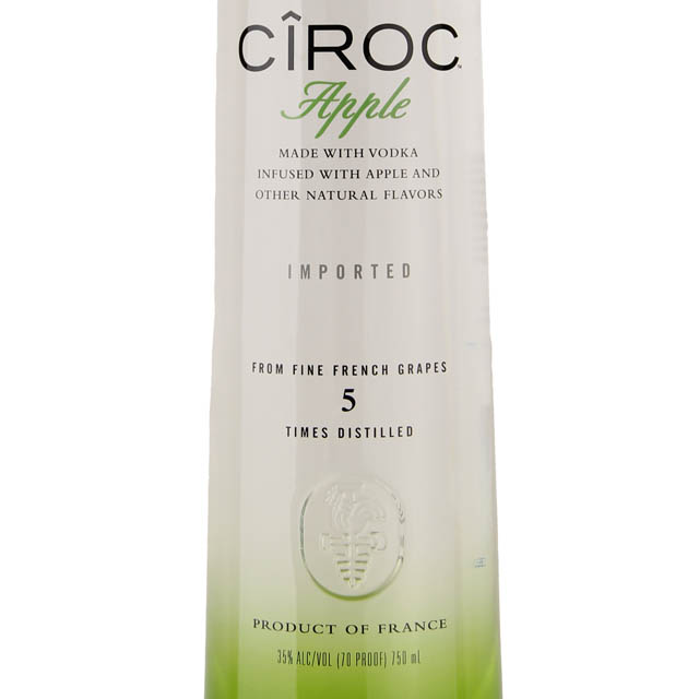Ciroc Apple Flavored Vodka / 750mL