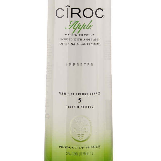 Ciroc Apple Flavored Vodka / Ltr