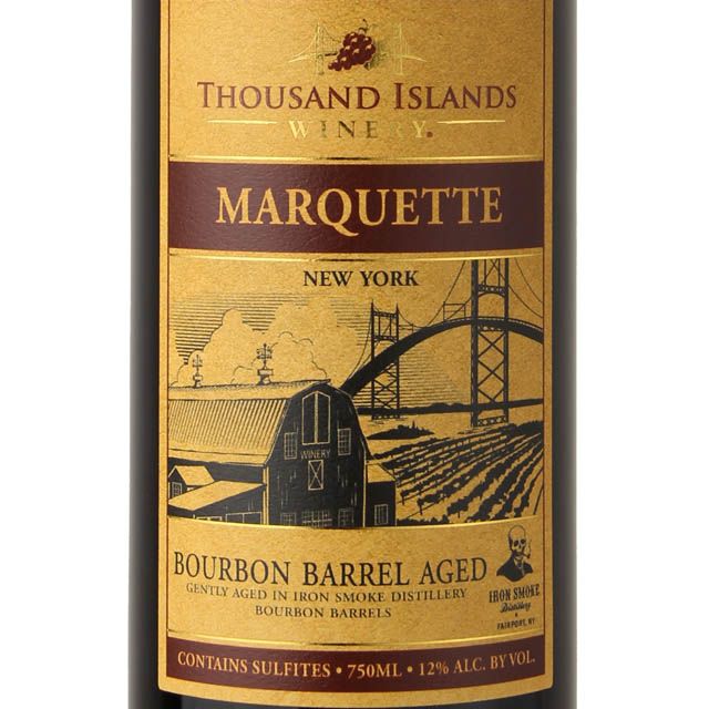 Thousand Islands Winery Bourbon Barrel Marquette / 750 ml