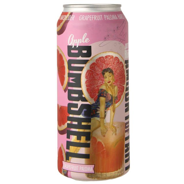 Three Brothers Bombshell Apple Grapefruit Paloma Hard Cider / 473mL