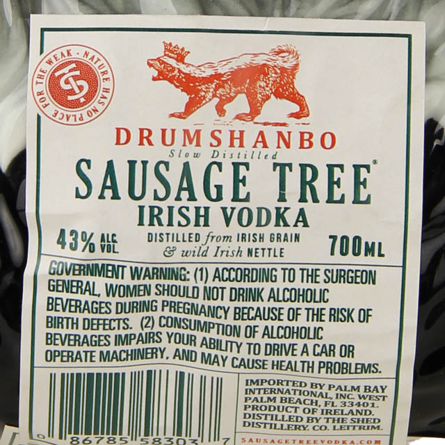 Drumshanbo Irish Vodka Honey Badger / 700mL