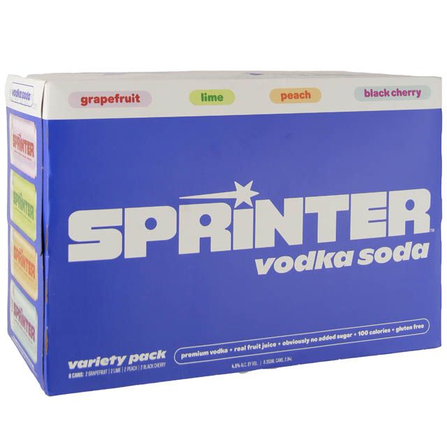 Sprinter Vodka Soda Variety 8Pk / 8-355mL