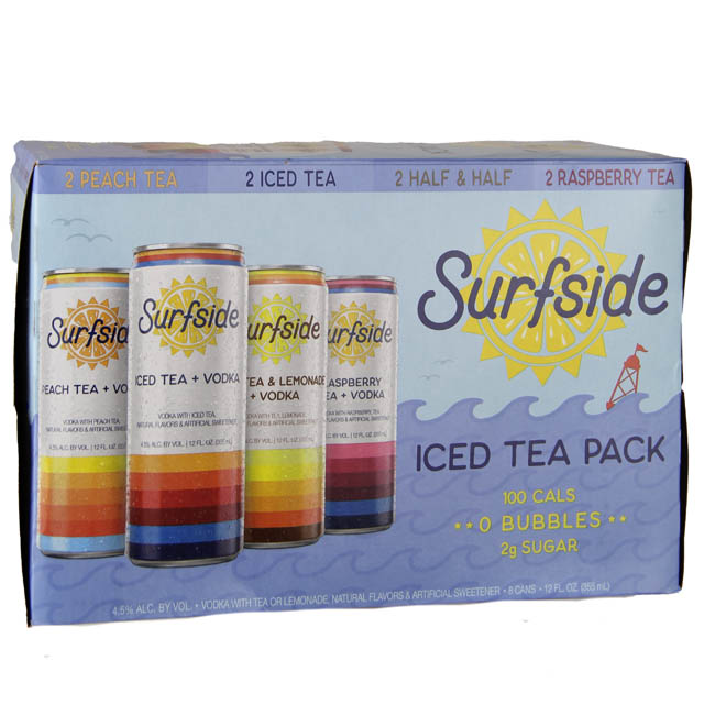 Surfside Ice Tea Variety Vodka 8Pk / 8-355mL