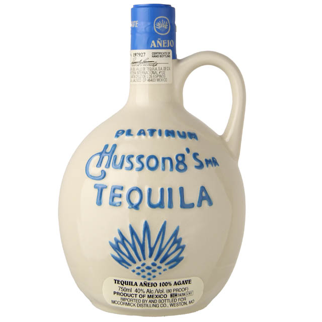 Hussong's Platinum Anejo Tequila / 750ml