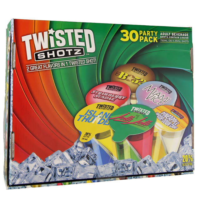 Twisted Shotz Variety 30 Pack / 30-25mL